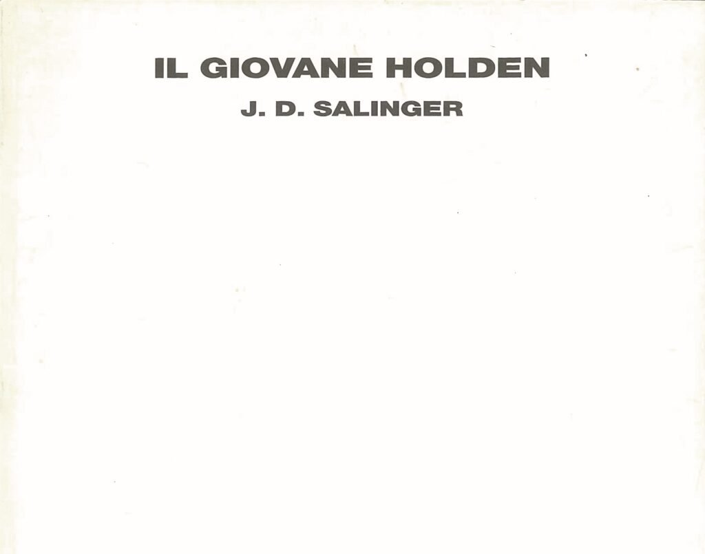 Copertine Il giovane holden