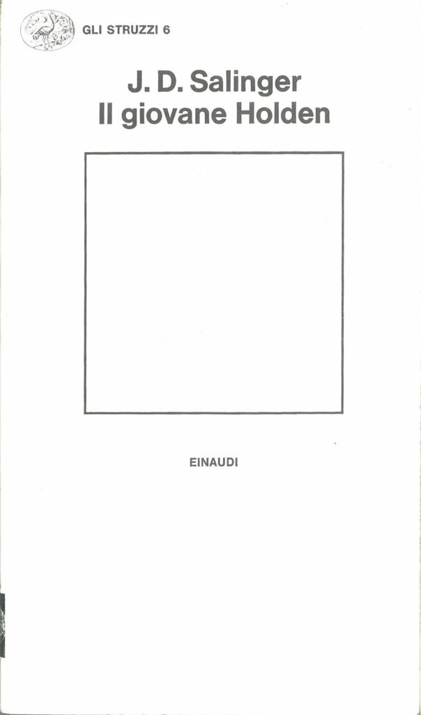 Tentativo con in copertina un quadrato listato nero.