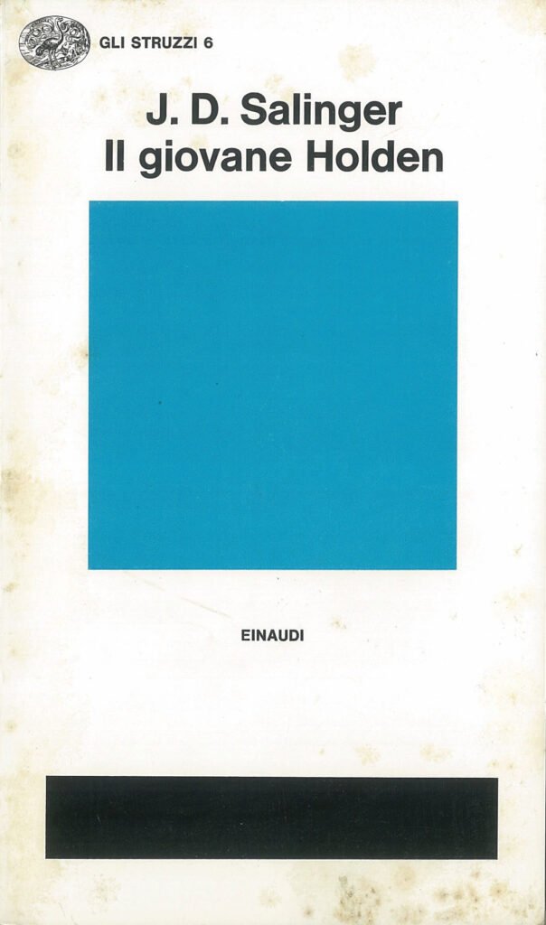 Tentativo con in copertina un quadrato blu e una banda nera ai piedi